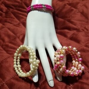 MEMORY WIRE STRETCH BRACELETS, Sz 6 - 9 (approx) Newly Handcrafted By Me♥️ H3